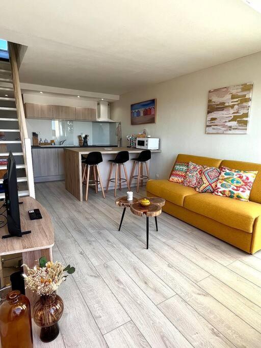 Duplex Cosy Avec Vue Mer Apartment Cucq Luaran gambar